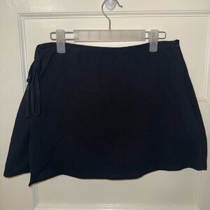 Classic Black Women's Skirt Mini %100 cotton